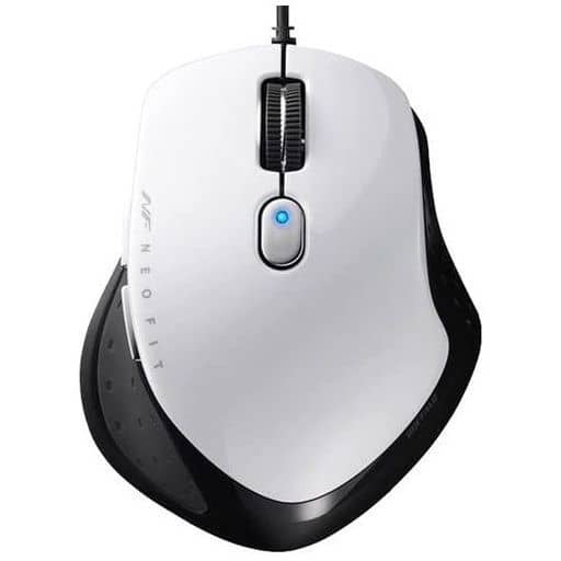 Buffalo Wired Mouse BSMBU510SWH (White) [BSMBU510SWH] PC