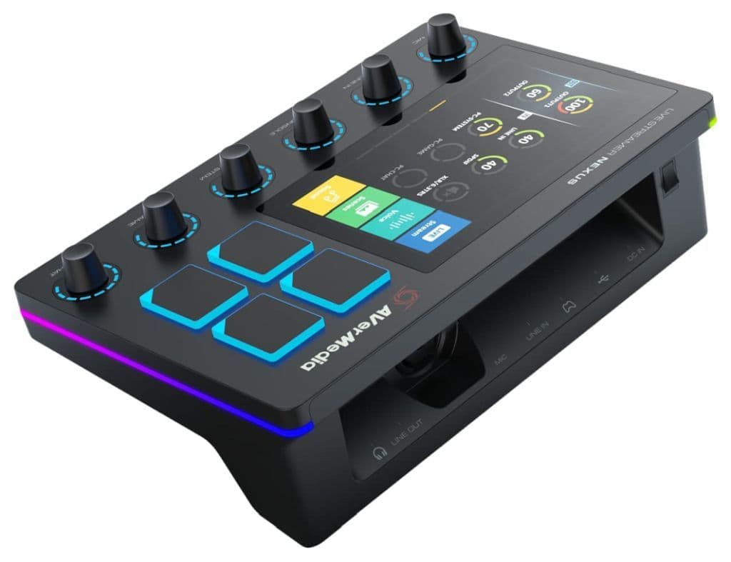 Control Center for Audio Mixers and Distributors LIVE STREAMER NEXUS