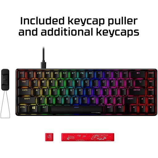 HYPERX Wired RGB Mechanical Gaming Keyboard Alloy Origins 65 English