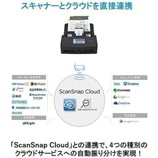 Fujitsu Document Scanner ScanSnap iX1600 A4 Flagship Model (Black) [FIIX1600ABK] PC Suruga