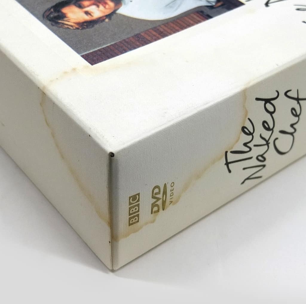 不齊全 赤裸的主廚傑米 麥剋裏蒙的簡單烹調dvd Box 狀態 Disc1的配方卡缺少 三方背box有污漬 染色 影像軟體 Suruga Ya Com