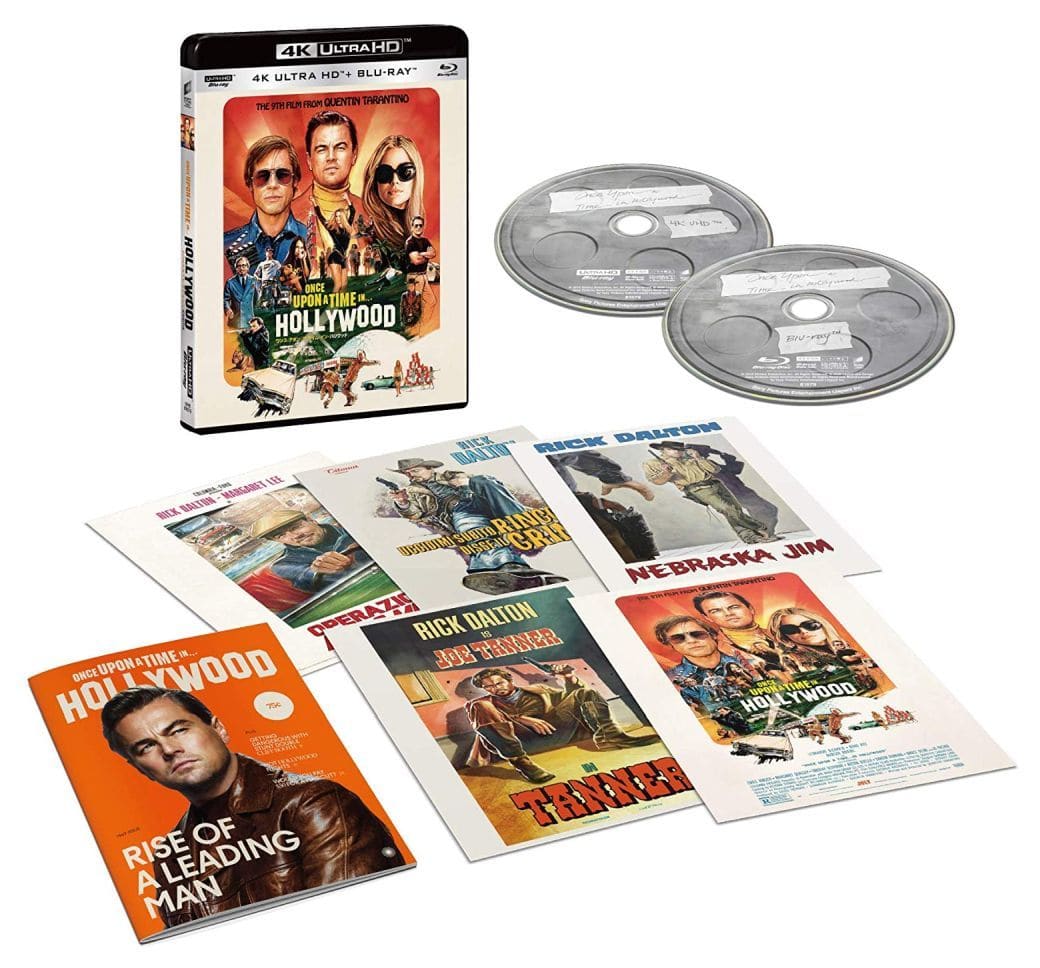 Blu ray Disc Once Upon A Time In Hollywood 4K ULTRA HD Blu ray Set blu-ray-disc-once-upon-a-time-in-hollywood-4k-ultra-hd-blu-ray-set