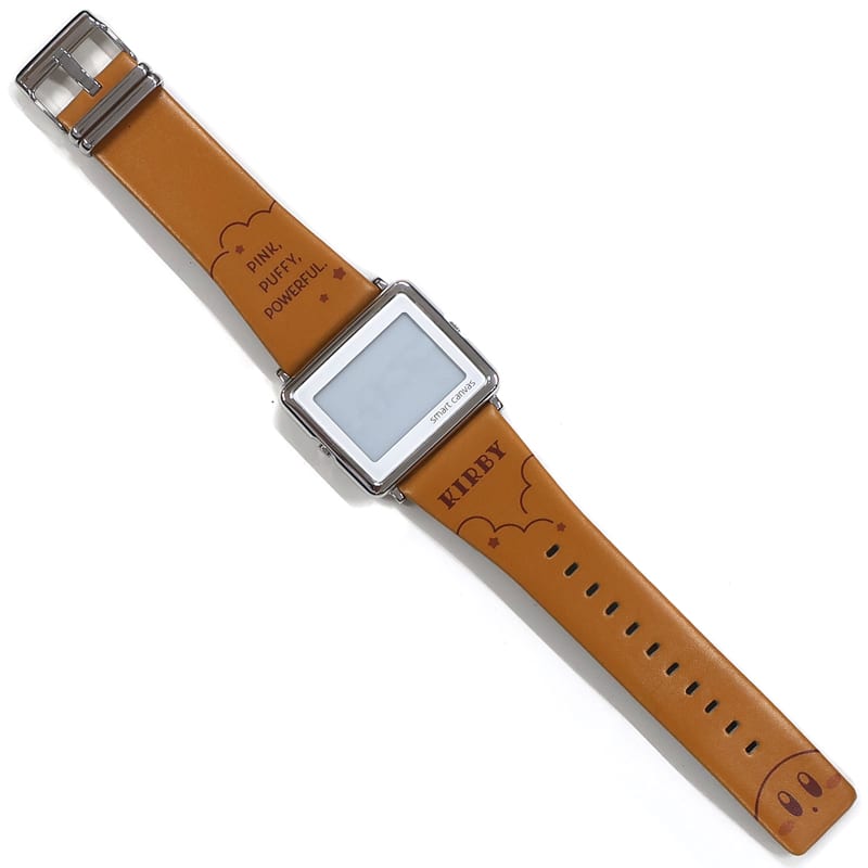 Sepia Kirby Pattern Digital Watch 「 Hoshino Kirby x Smart Canvas