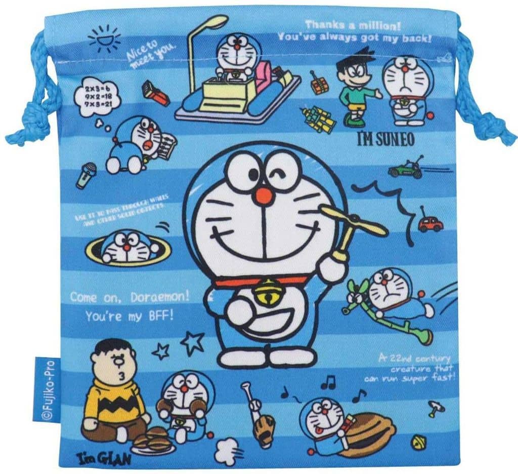 Miscellaneous goods Doraemon (Item) Character Kouchi drawstring bag "I