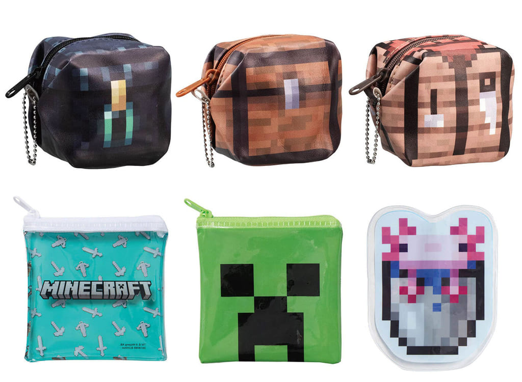 Miscellaneous goods 6Type Set "Minecraft Pouch Collection" Goods