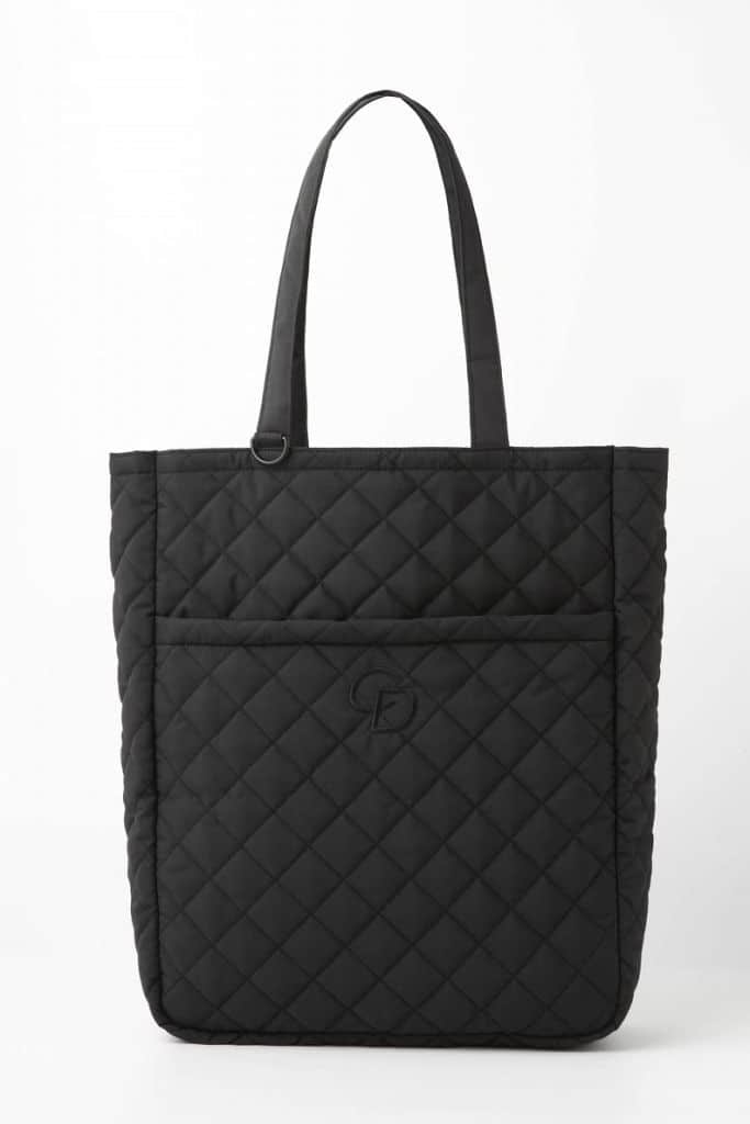 Popular Quilt Tote Bag Black COCO DEAL Popular Quilt Tote Bag Book