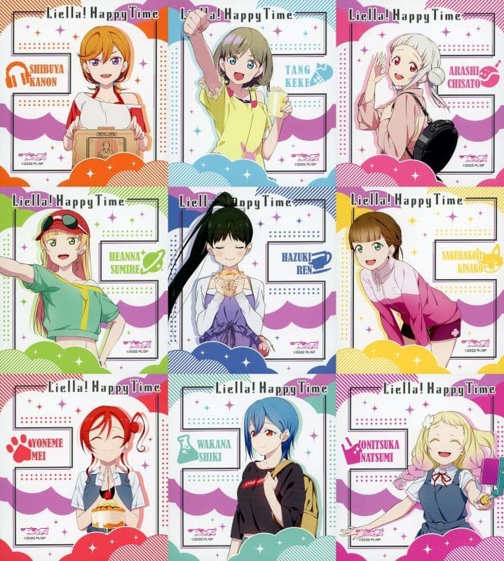 Miscellaneous goods 9Type Set "LoveLive! Series iGo Collaboration Cafe