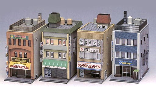 1/150 「 Structure Kit Series 」 with 3F 4 Commercial Buildings [2157 ...