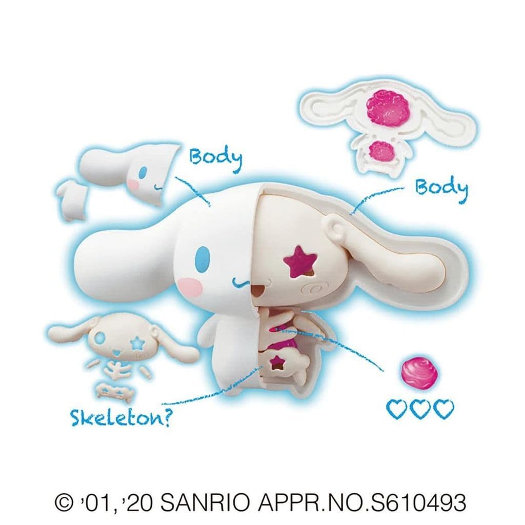 Cinnamoroll (Skeleton?)' KAITAI FANTASY Sanrio Character Actors' | Toy ...