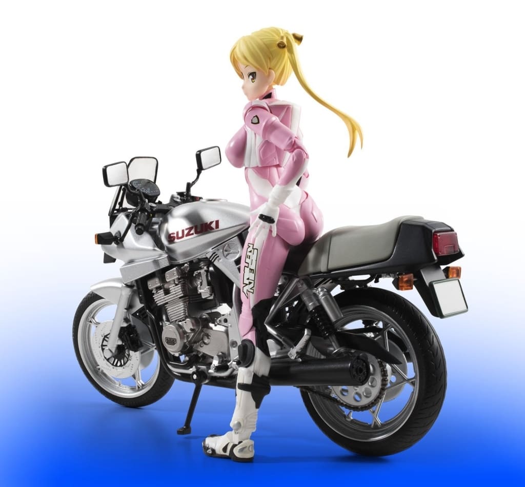 手办s H Figuarts铃乃木凌 摩托车套装 Gsx400s Katana 爆音少女 玩具模型 Suruga Ya Com