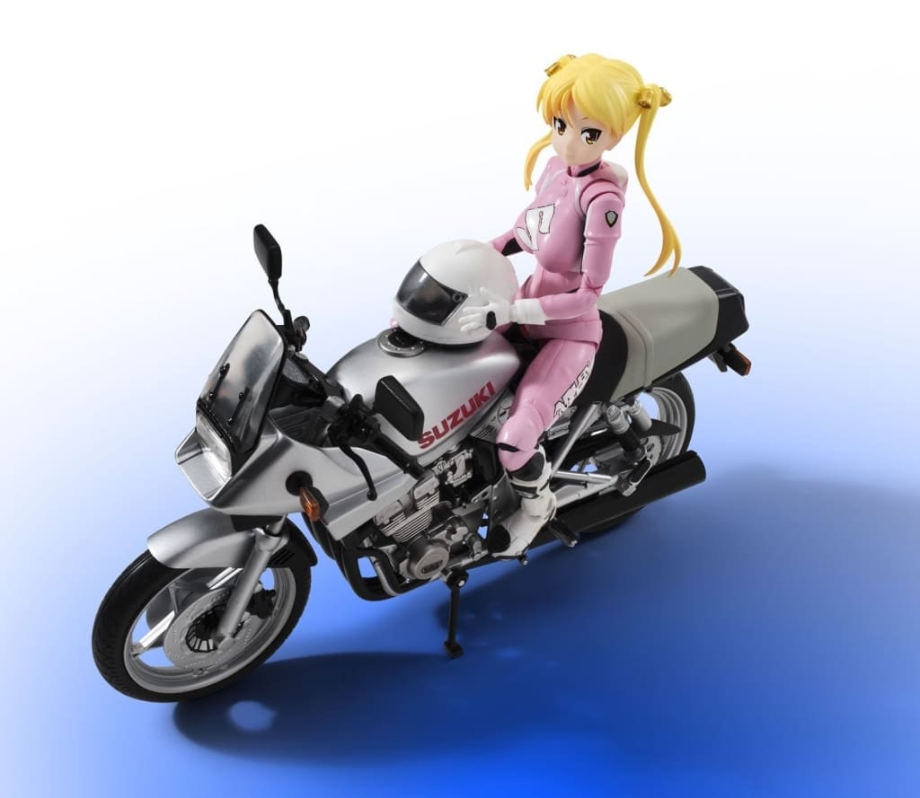 手办s H Figuarts铃乃木凌 摩托车套装 Gsx400s Katana 爆音少女 玩具模型 Suruga Ya Com