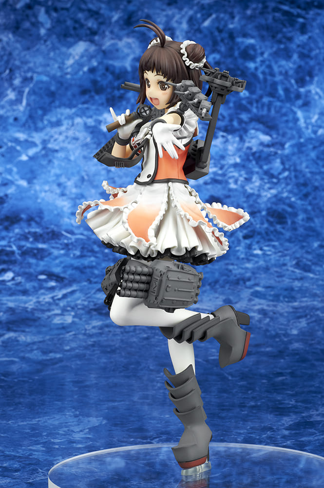 手办那珂改二 舰队collection 舰娘 Pvc制涂装完成品 玩具模型 Suruga Ya Com