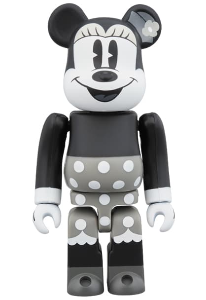Be Rbrick Bearbrick Mickey Mouse Minnie Mouse Mickey Mouse Minnie Mouse B W Ver 100 2 Pack Disney Toy Hobby Suruga Ya Com