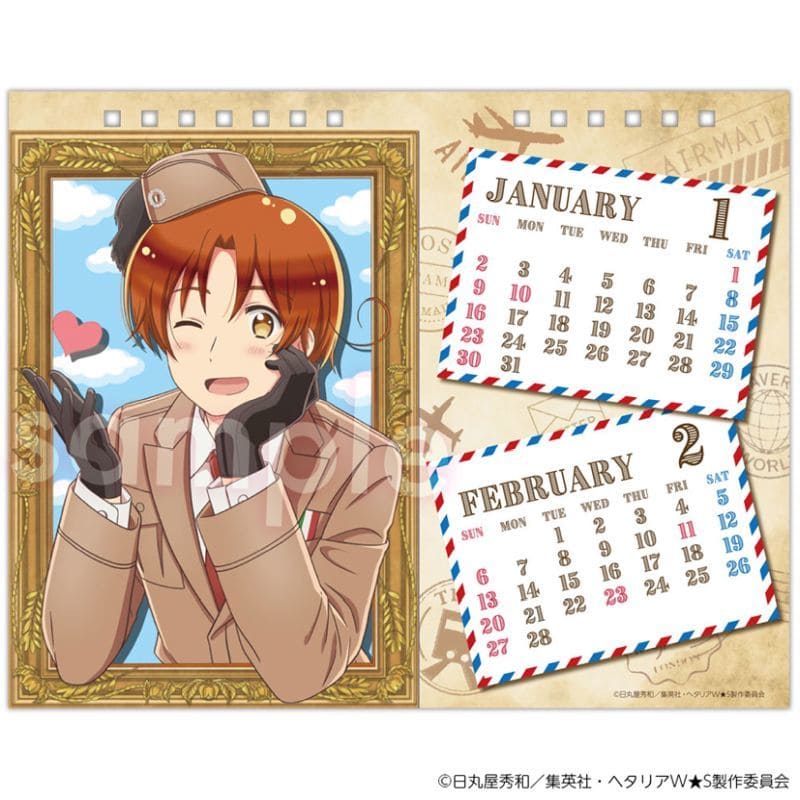 Calendar Hetalia World ★ Stars 2022 Desktop Calendar Goods