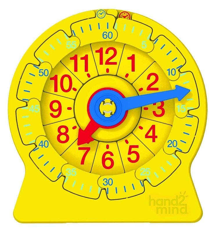 Number line learning clock Toy Hobby