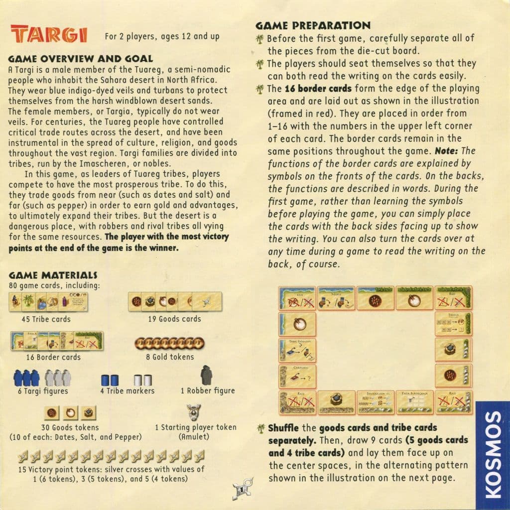 Board game Talgi (Targi) Toy Hobby