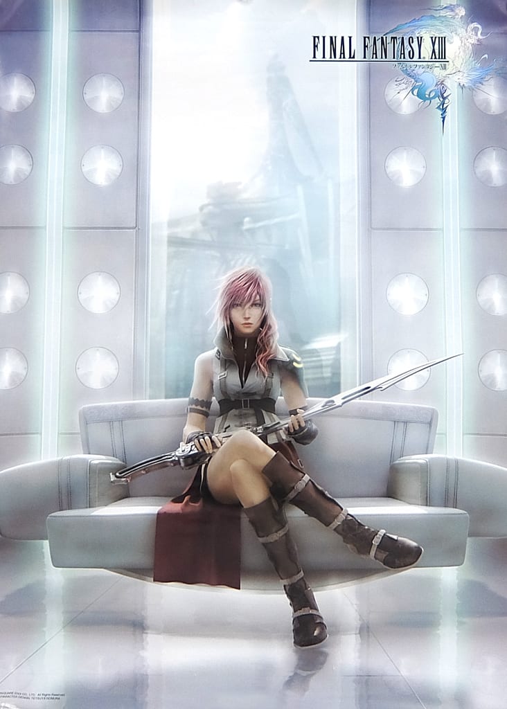 FINAL FANTASY XIII-2 ウォールスクロール ポスター ライトニング 13-2