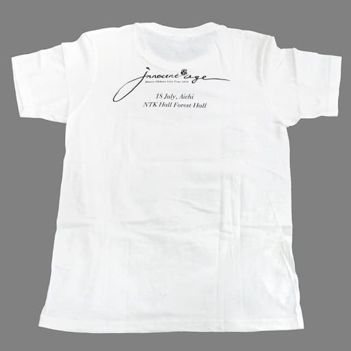 Misato Chiwara Limited to each performance Tshirt white M size