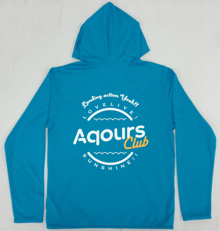 Outerwear Female Idol Aqours Parker Turquoise Xl Ll Size Official Fan Club Aqours Club Members Only Goods Accessories Suruga Ya Com