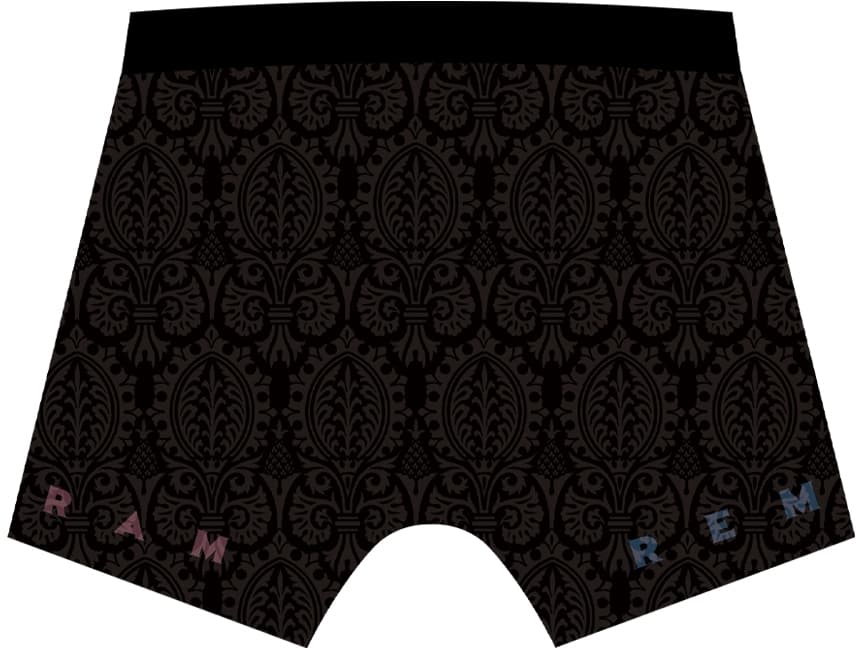 Rem & Lamb Boxers Black L Size "ReZeRo Starting Life in Another World