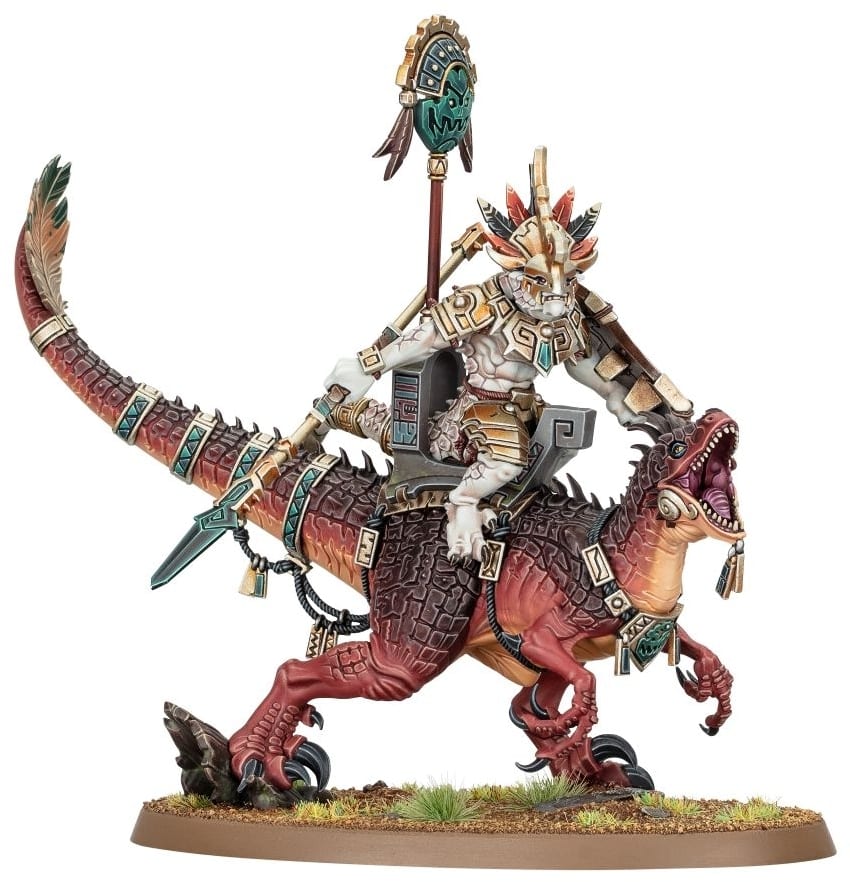 Saurus Scar-Veteran On Aggradon - Seraphon - Warhammer AoS (Neuf, Non Peint)