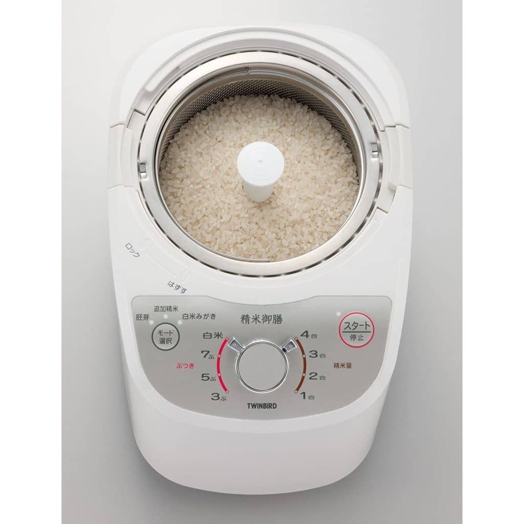 [rice polishing machine] Twin Bird Rice Bowl MRE520W Electric