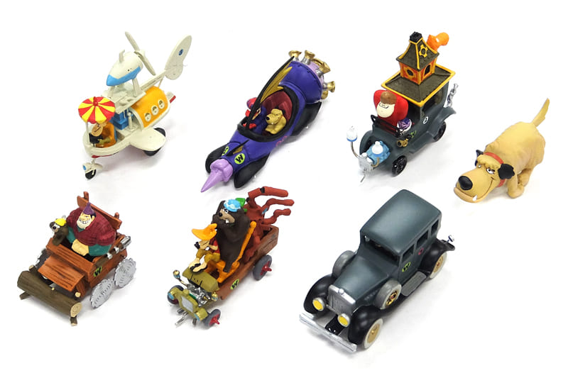 Minicar Wacky Races Machine Collection Vol. 1 (6 + Kenken Figure Set ...