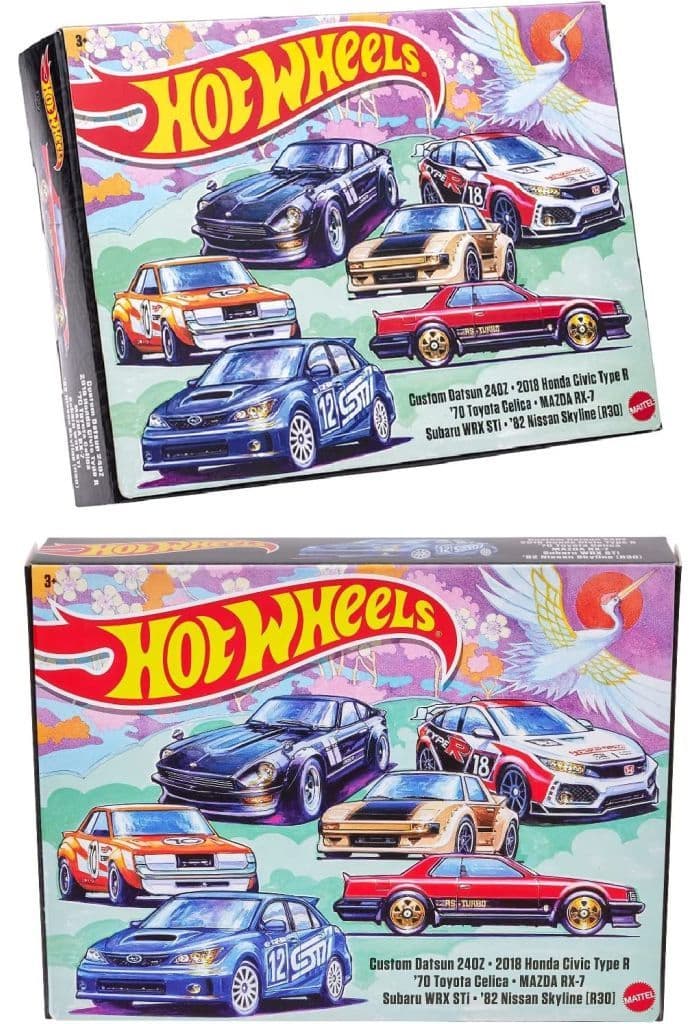 Minicar 1/64 Hot Wheels Japanese Car Culture Multi Pack (6Piece Set) [HLK49] Toy Hobby