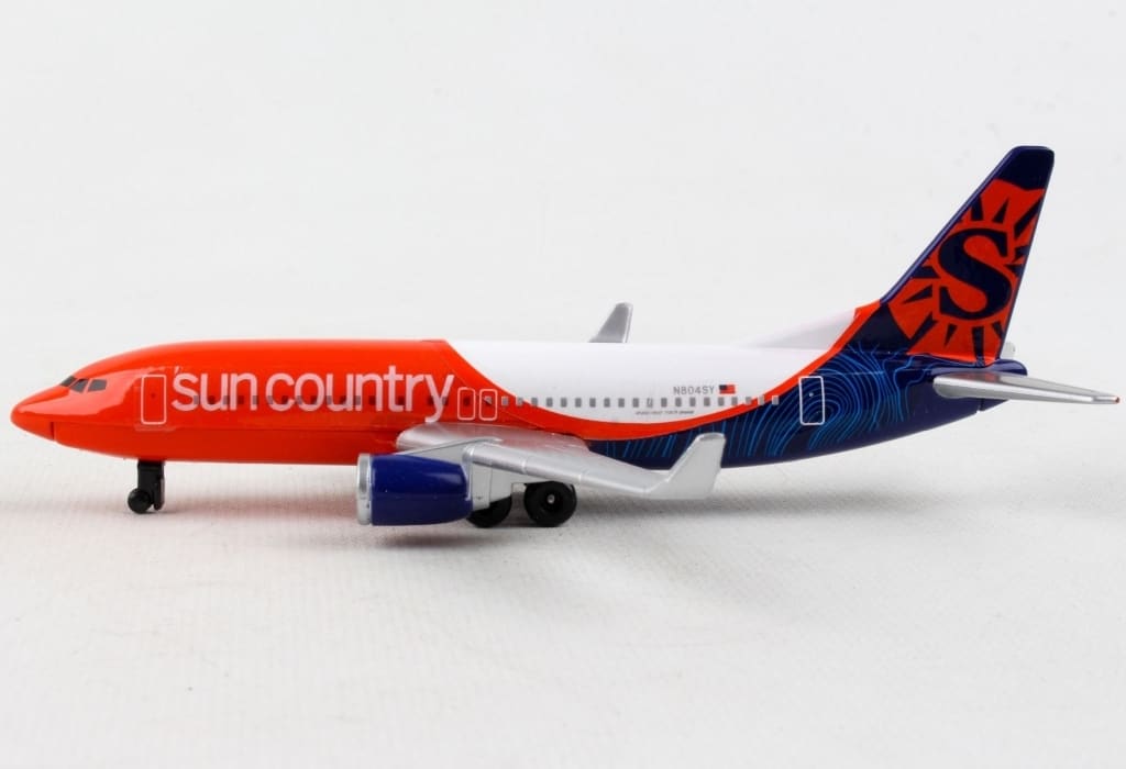 Minicar Single Plane Sun Country B737800 [RT2564] Toy Hobby