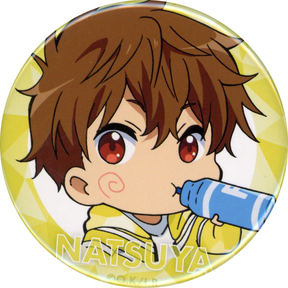 Natsuya 桐嶋 Atsudate! metal badge Set "Free! Theater Road to the World