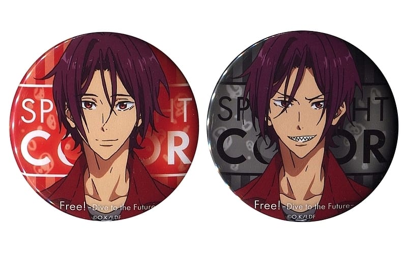 单品 松冈凛2 个缶徽章组合 Free Dive To The Future Spotlight Color Set 08 松冈凛 杂货 小物件 Suruga Ya Com