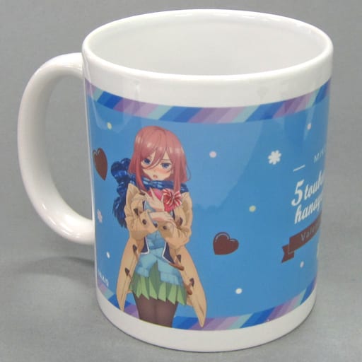中野三玖 情人节杆 全彩马克杯 五等分的新娘 杂货 小物件 Suruga Ya Com