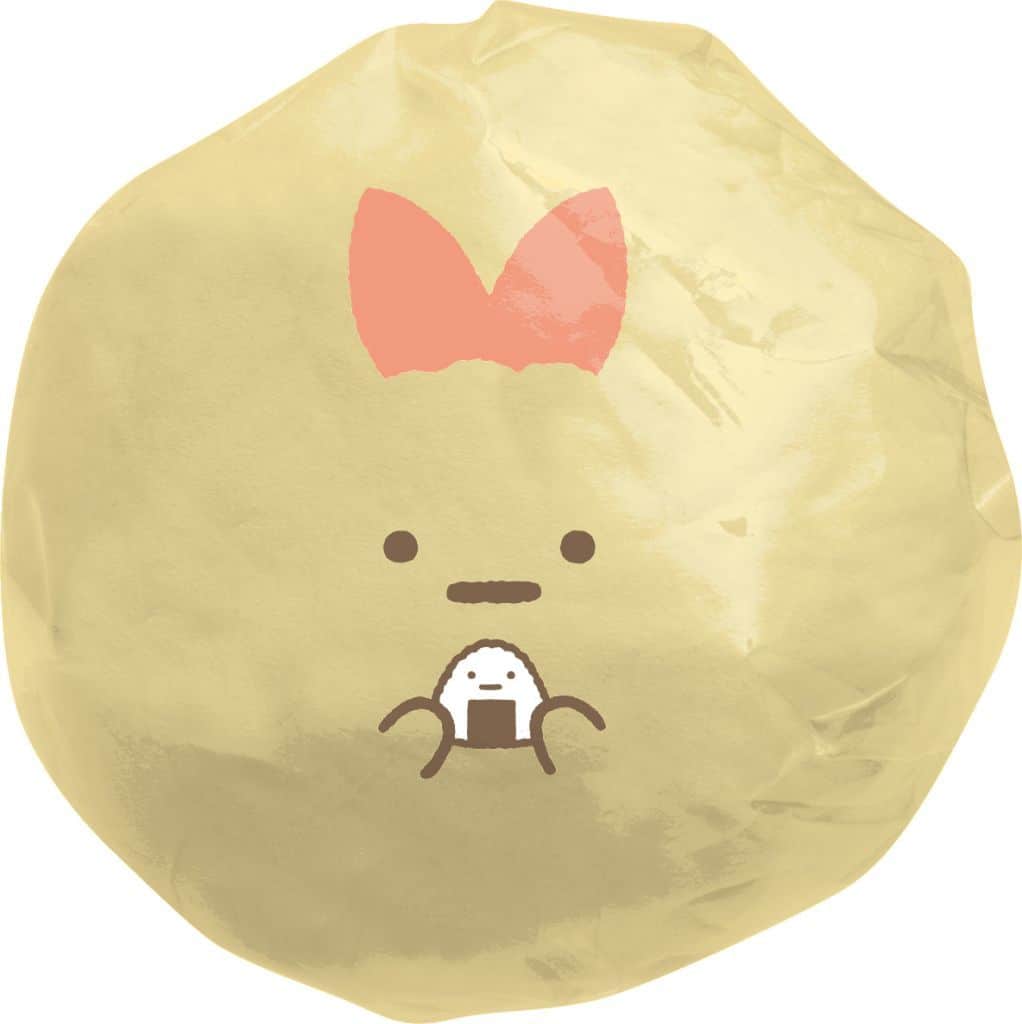 Sumikko Guri Lunch Sundries Pink Rice Ball Sheet 15 Sheets sumikko-guri-lunch-sundries-pink-rice-ball-sheet-15-sheets