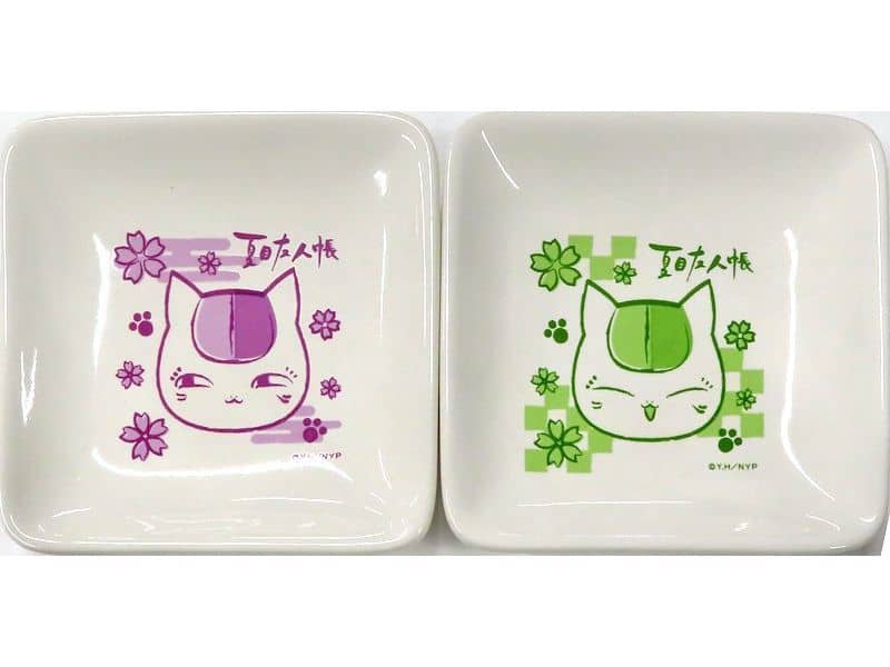 主视觉图 A Type Nanaco卡片10周年纪念限定设计带nanaco卡片的彩绘碟2张set 夏目友人帐 711便利店限定 杂货 小物件 Suruga Ya Com