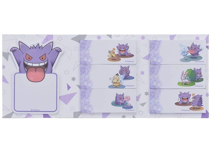 Notebook Notepad Gengar De Hiyari Sticky Note Set Limited To Pocket Monsters Pokemon Center Goods Accessories Suruga Ya Com Notebook Notepad Gengar De Hiyari Sticky Note Set Limited To Pocket Monsters Pokemon Center Goods Accessories Suruga Ya Com
