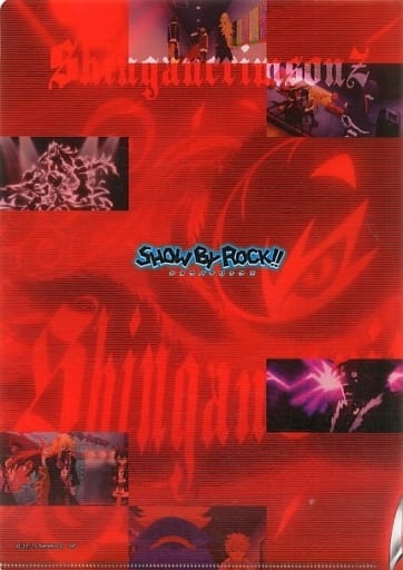 新加ンクリムゾンズ(背面标题logo/背景红)「SHOW BY ROCK!!A4集换式