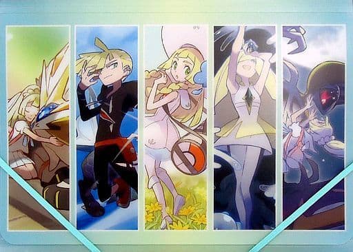 Clear File Clear File 5 Pack Set With Lillie Gladion Lusamine Case Pokemon Sun Moon Limited To Pokemon Center Goods Accessories Suruga Ya Com