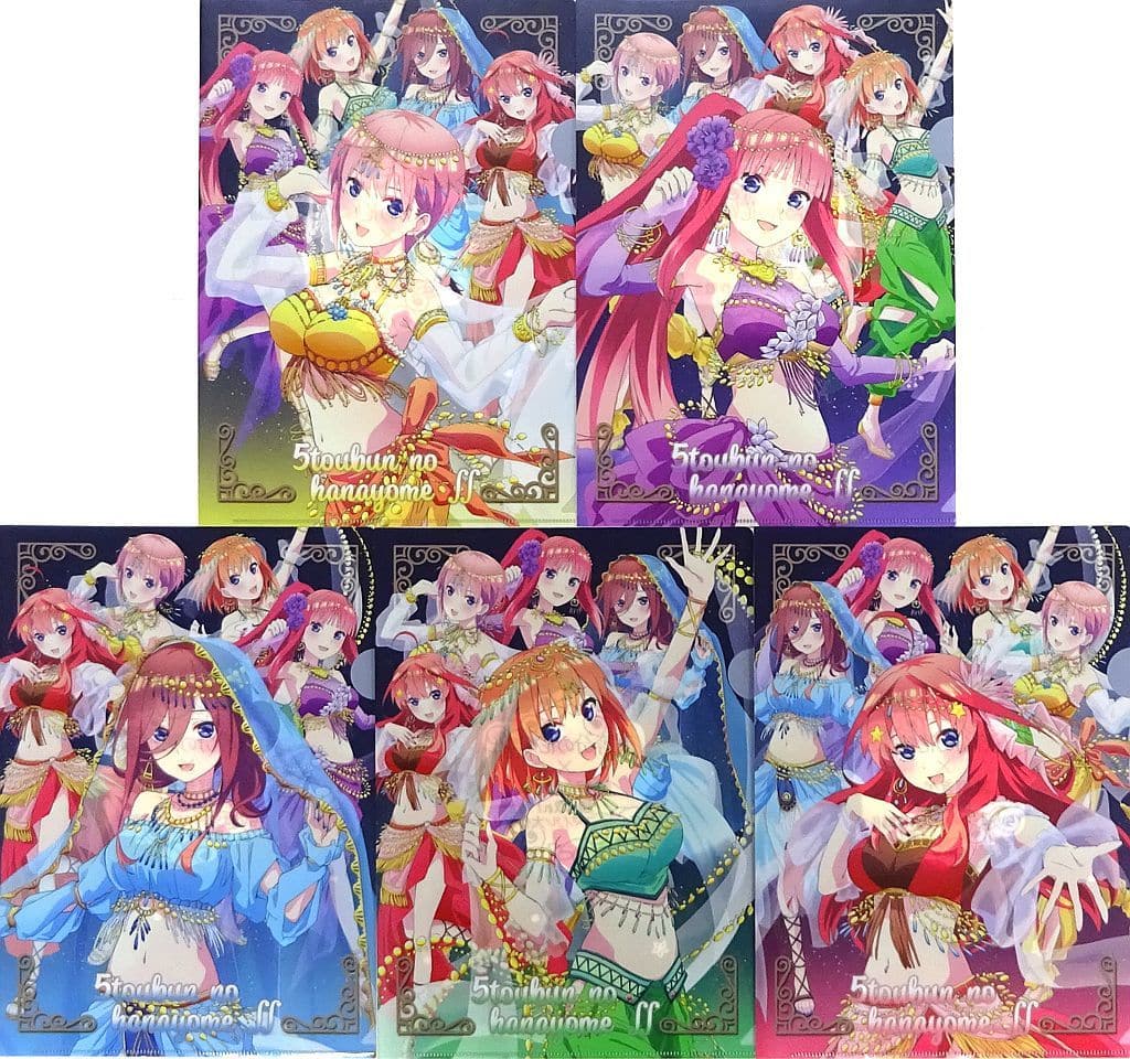Damaged Items / Missing Accessories] Set of 5 Types "The Quintessential  Quintuplets ∬ x Puzzle-solving Game -