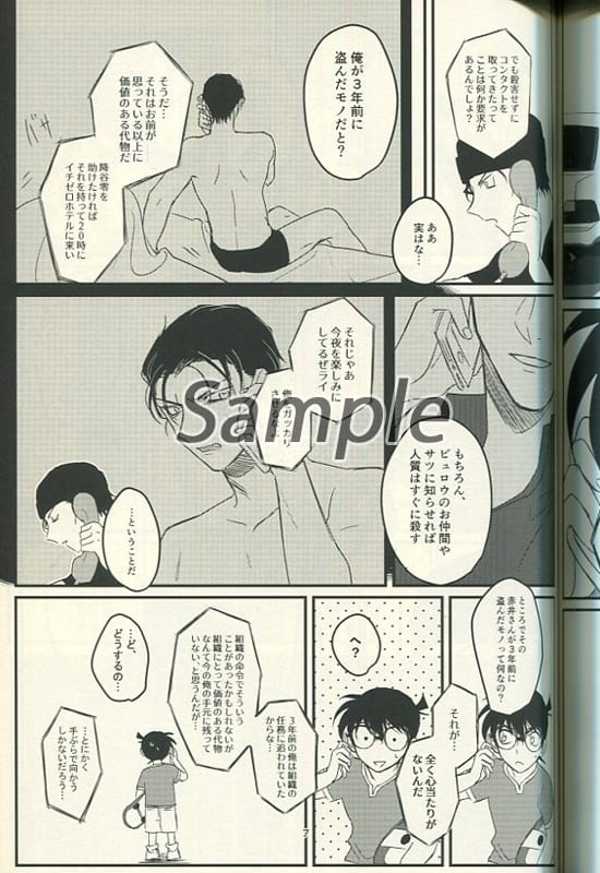 Women And Boys Love Doujinshi Detective Conan 0 Kidnapping Shuichi Akai X Amuro Tooru Doujin Suruga Ya Com