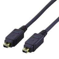 IEEE1394 cable for I. LINK and DV terminals [IE-441BK]