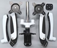 SHOPPINGALL Dual Monitor Arm (White) [SA-GM124D]