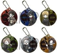 6-type set "Attack on Titan Character Leather Charm 01. The Final Season ver. Graph Art Design"