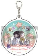 Sasha Blouse & Connie Springer "Attack on Titan Acrylic Key Holder 09. Sleepover Party ver. Graph Art Design"