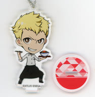 Ryuji Sakamoto "Sega Collaboration Cafe Persona 25 th Anniversary : Deformed Acrylic Key Holder (P5) with Later Stage Stand"