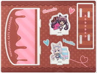 01. Chocolate & Vanilla Valentine ver. (Mini Character) Acrylic Diorama "Nekoppara ×GraffArt CAFE"