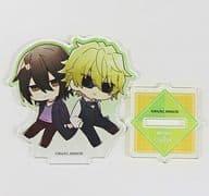 Shizuo Heiwajima & Yu Heiwajima Mini Character Acrylic Stand Figure "KUJI Hikido DuRaRaRa!!x2 Heiwajima Shizuo Birthday 2023 KUJI" D-6 Prize
