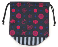 Round-bottom drawstring bag "World Tour Showing Demon Slayer: Kimetsu no Yaiba Jogen Rally and To Swordsmith's Village" Theater Goods