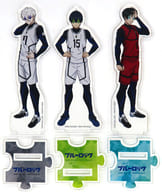 [A la Carte] Acrylic Stand 3-Piece Set "Blu-ray Bluelock Special Limited Edition" with Illustration by Kiyoichi Kiyoshi & calm sea Seshiro & Itoshiro Rin "Animate Purchase benefits