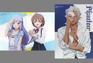 Double-Sided Pin-Up Poster (two fold) Phantom / Shiraishi tsumugi & Kaori Sakuramori "Undead Girl Marder phallus / idol Master Million Live!" アニメディア October 2023 Attachment