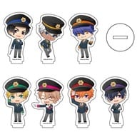 [BOX] Obey Me! Acrylic Puchi-Stand 03. Station attendant ver. Mini Character illustration